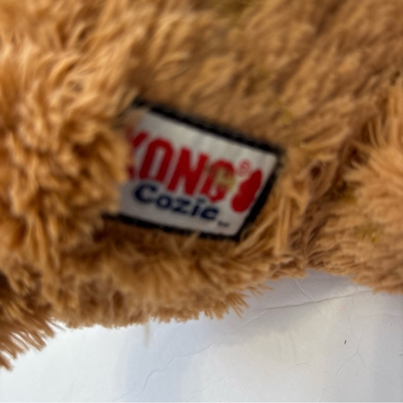 KONG Holiday Christmas Cozie Squeaky Plush Dog Toy 9.5" Reindeer - Picture 3 of 3